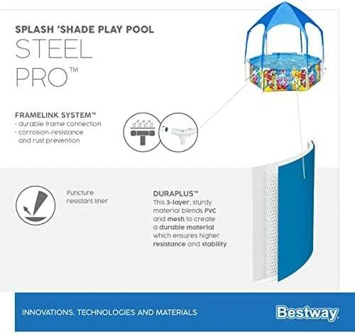 Rėminis baseinas 183x51 "Splash-In-Shade BESTWAY