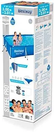 Baseinas karkasinis Bestway Steel Pro 56411, mėlynas, 3300 l