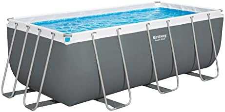 Stovas prie baseino 412 cm x 201 cm x 122 cm POWER STEEL BESTWAY