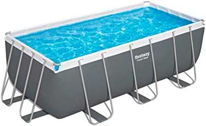 Stovas prie baseino 412 cm x 201 cm x 122 cm POWER STEEL BESTWAY
