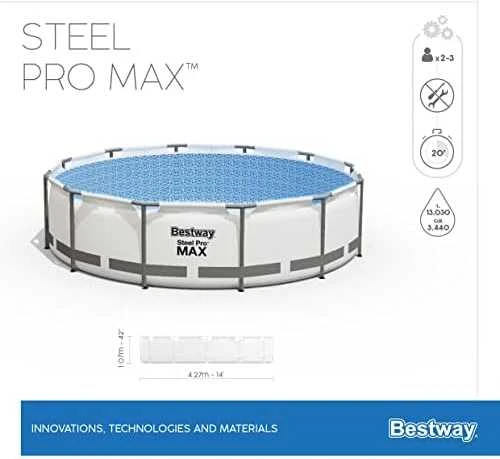 Karkasinis baseinas Bestway Steel Pro Max 56950, 427 x 107 cm