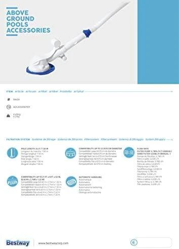 Bestway Flowclear Automatinis vakuuminis valytuvas AquaSweeper