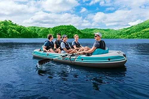 Bestway Pripučiama valtis „Adventure Elite™ X5“ 5 asmenims + irklai 315 x 166 cm 65159