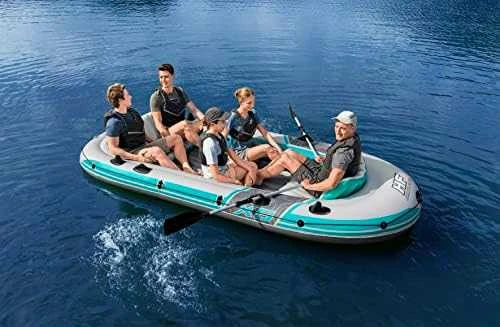 Bestway Pripučiama valtis „Adventure Elite™ X5“ 5 asmenims + irklai 315 x 166 cm 65159