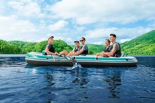 Bestway Pripučiama valtis „Adventure Elite™ X5“ 5 asmenims + irklai 315 x 166 cm 65159