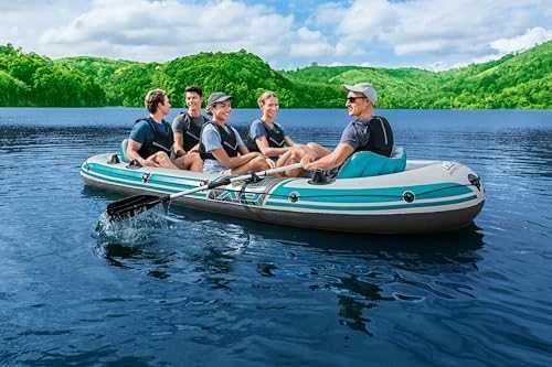 Bestway Pripučiama valtis „Adventure Elite™ X5“ 5 asmenims + irklai 315 x 166 cm 65159