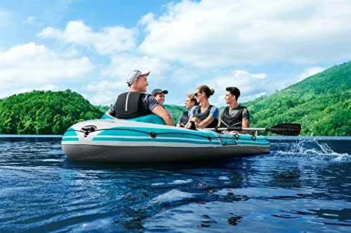 Bestway Pripučiama valtis „Adventure Elite™ X5“ 5 asmenims + irklai 315 x 166 cm 65159