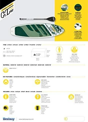 Irklentė Bestway Sup Boa Hydro Force Kahawai