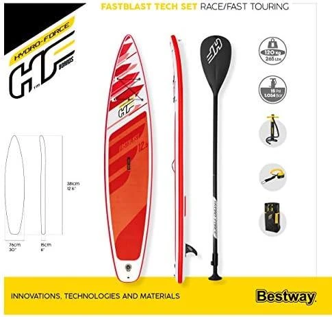 Bestway Hydro-Force Fastblast Tech Set Irklentė, 381x76x15cm