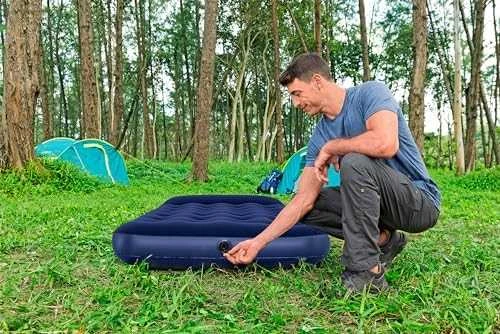 Bestway Pripučiamas vienvietis čiužinys su įmontuota kojine pompa ir pagalve 185x99x28cm 67224
