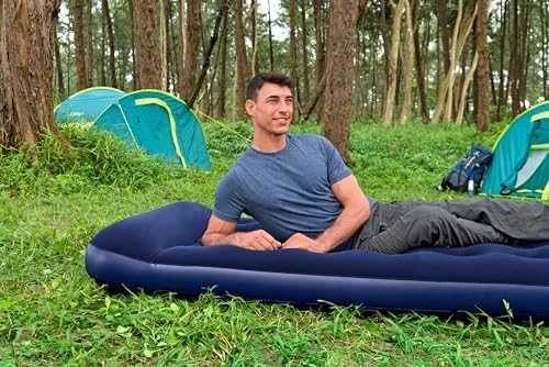 Bestway Pripučiamas vienvietis čiužinys su įmontuota kojine pompa ir pagalve 185x99x28cm 67224