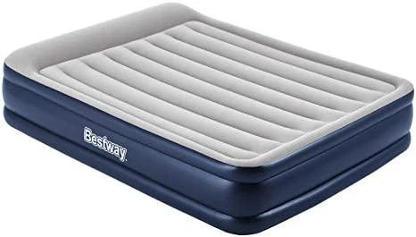 Bestway 67630 pripučiamas čiužinys 203x152x46 cm su integruota elektrine pompa