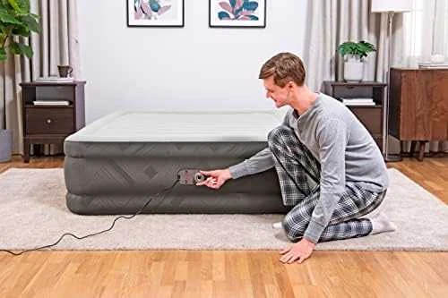 Bestway Fortech Pripučiamas čiužinys su įmontuota pompa, 203x152x46cm