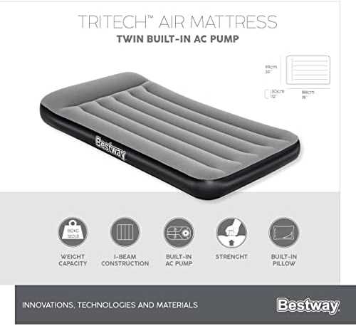 Pripučiamas čiužinys 188x99x30 cm su įmontuotu elektriniu siurbliu Bestway 67556