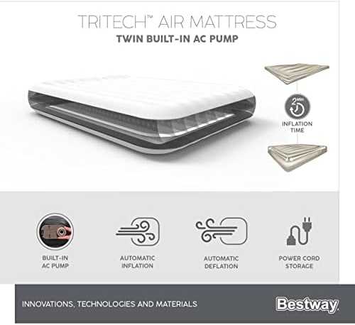 Pripučiamas čiužinys 188x99x30 cm su įmontuotu elektriniu siurbliu Bestway 67556