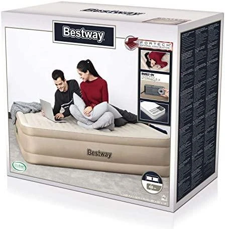 Bestway Fortech Pripučiama lova su įmontuota AC pompa, didelė