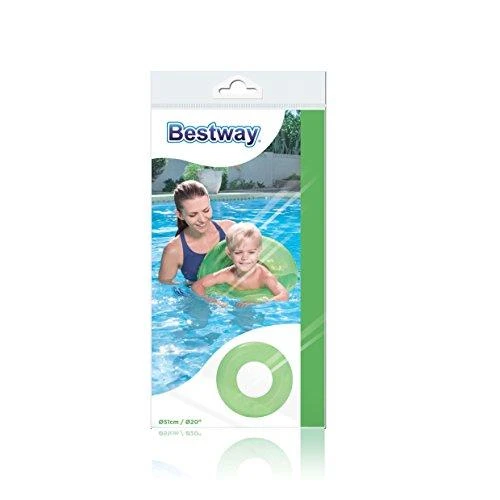 Bestway 36022 plūduriuojantis gaminys baseinui / paplūdimiui Mėlyna, Žalia, Rožinė Plaukimo ratas Monotonas Vinilas