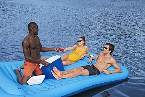 Bestway PLAUKIOJANTI SALA pripučiamas vandens čiužinys 4 asmenims 360 kg 269 x 183 cm 43542