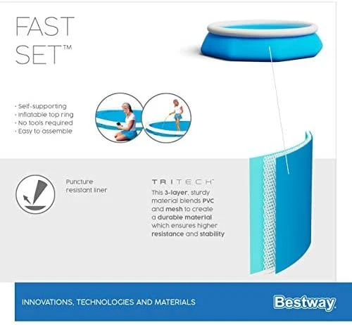 Baseinas su filtro pompa Bestway Fast Set