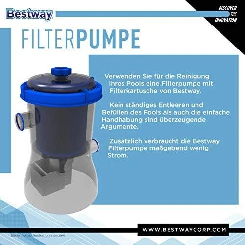 Baseinas su filtro pompa Bestway Fast Set