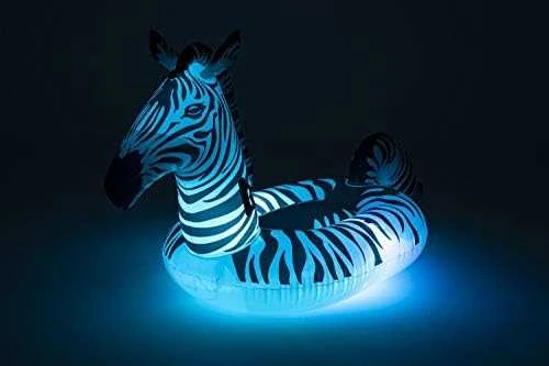 Pripučiamas plaustas Zebra LED Bestway, 254 x 142 cm