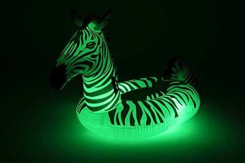 Pripučiamas plaustas Zebra LED Bestway, 254 x 142 cm