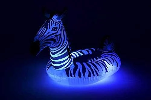 Pripučiamas plaustas Zebra LED Bestway, 254 x 142 cm