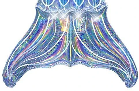 BESTWAY pripučiamas čiužinys Iridescent Mermaid Tail, 1.93m x 1.01m, 43413
