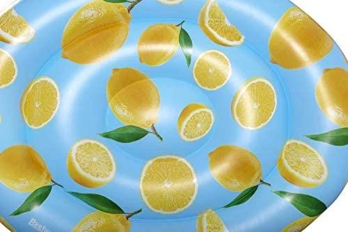 BESTWAY pripučiamas čiužinys Scentsational Lemon, 1.76mx 1.22m, 43392
