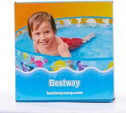 BESTWAY baseinas Spindinti jūra, skersmuo 1.22m x H25cm, 55028