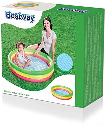 BESTWAY pripučiamas baseinas 102cm x 25cm, 51104
