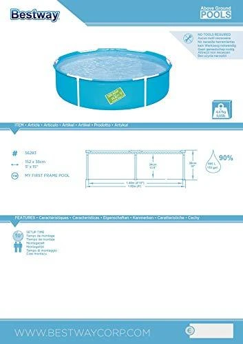 Karkasinis baseinas Bestway Steel Pro 56283