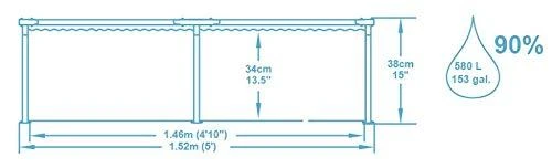 Karkasinis baseinas Bestway Steel Pro 56283