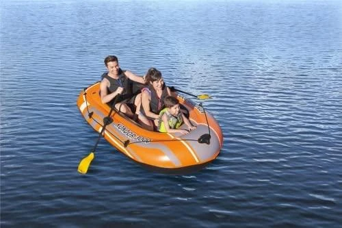 Bestway® pripučiama valtis skirta 2 suaugusiems ir vaikui Kondor 3000 rinkinys, 232 x 115 x 36 cm