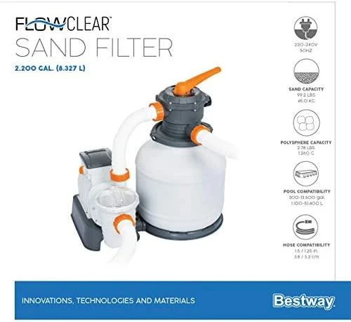 Bestway 58499 baseino priedas Smėlio filtro rinkinys