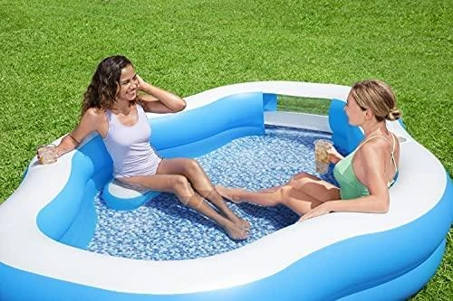 Bestway Baseinas Splashview, mėlynos ir baltos spalvos, 270x198x51cm
