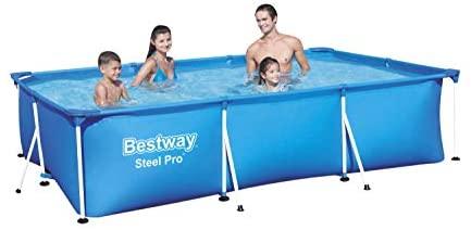 Bestway Steel Pro 56404 antžeminis baseinas Karkasinis baseinas Stačiakampis 3300 L Mėlyna