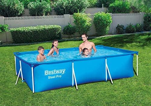 Bestway Steel Pro 56404 antžeminis baseinas Karkasinis baseinas Stačiakampis 3300 L Mėlyna
