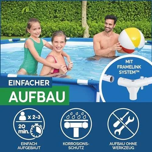 Bestway karkasinis baseinas 396cm Steel Pro (5612E)