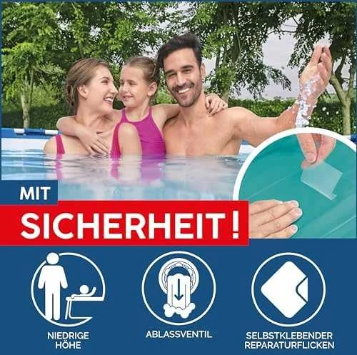 Bestway karkasinis baseinas 396cm Steel Pro (5612E)