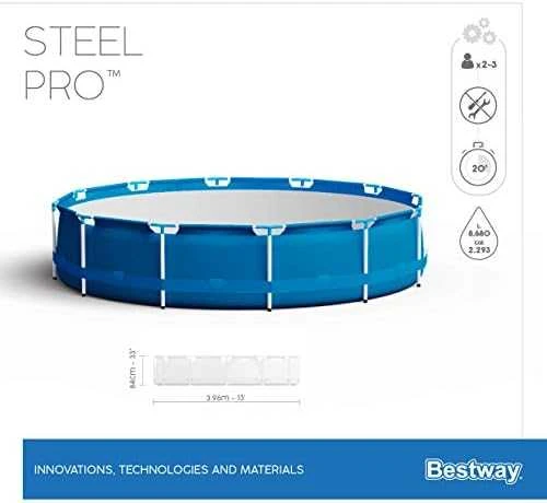 Bestway karkasinis baseinas 396cm Steel Pro (5612E)