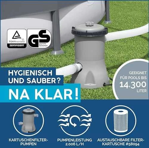 Bestway karkasinis baseinas 396cm Steel Pro (5612E)