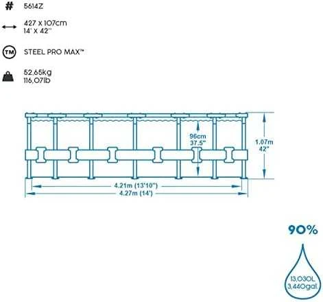 BESTWAY baseinas 4.27m x 1.07m, 5614Z