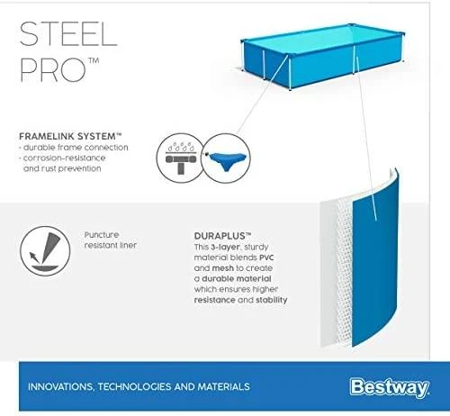 Bestway Steel Pro baseino technologinė schema