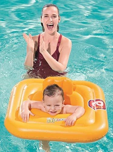 BESTWAY pripučiamas plaukimo ratas - sėdynė kūdikiui Swim Safe A 76cm, 32050