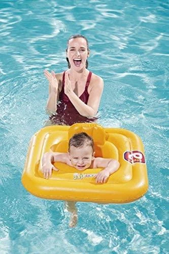 BESTWAY pripučiamas plaukimo ratas - sėdynė kūdikiui Swim Safe A 76cm, 32050