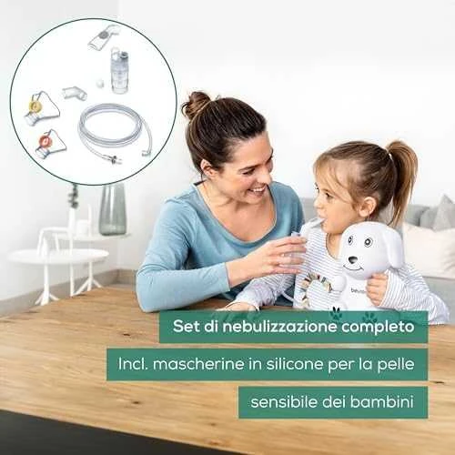 Beurer Beurer IH24 Kids balta - Inhalators berniem