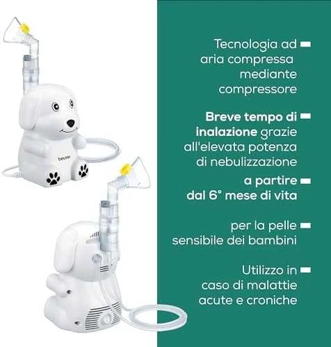 Beurer Beurer IH24 Kids balta - Inhalators berniem