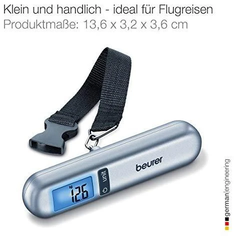 Beurer LS06 bagažo svarstyklės su LCD ekranu