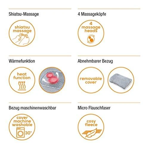 Beurer Shiatsu masažinė pagalvė MG145